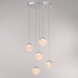 Подвесной светильник MD25030003-5A chrome/clear