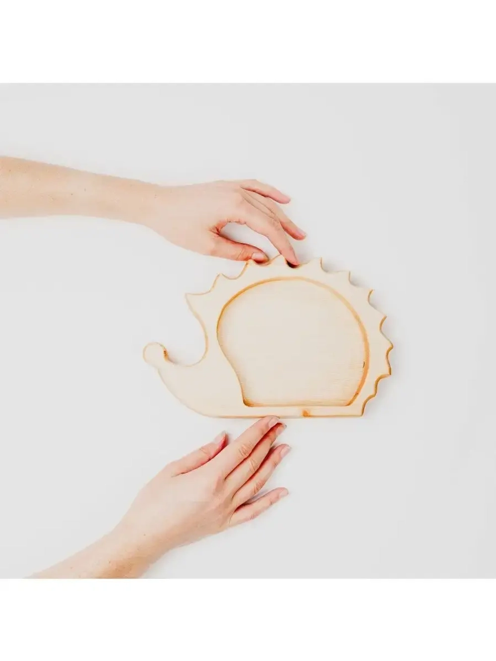 Деревянная менажница "Ежик" из кедра