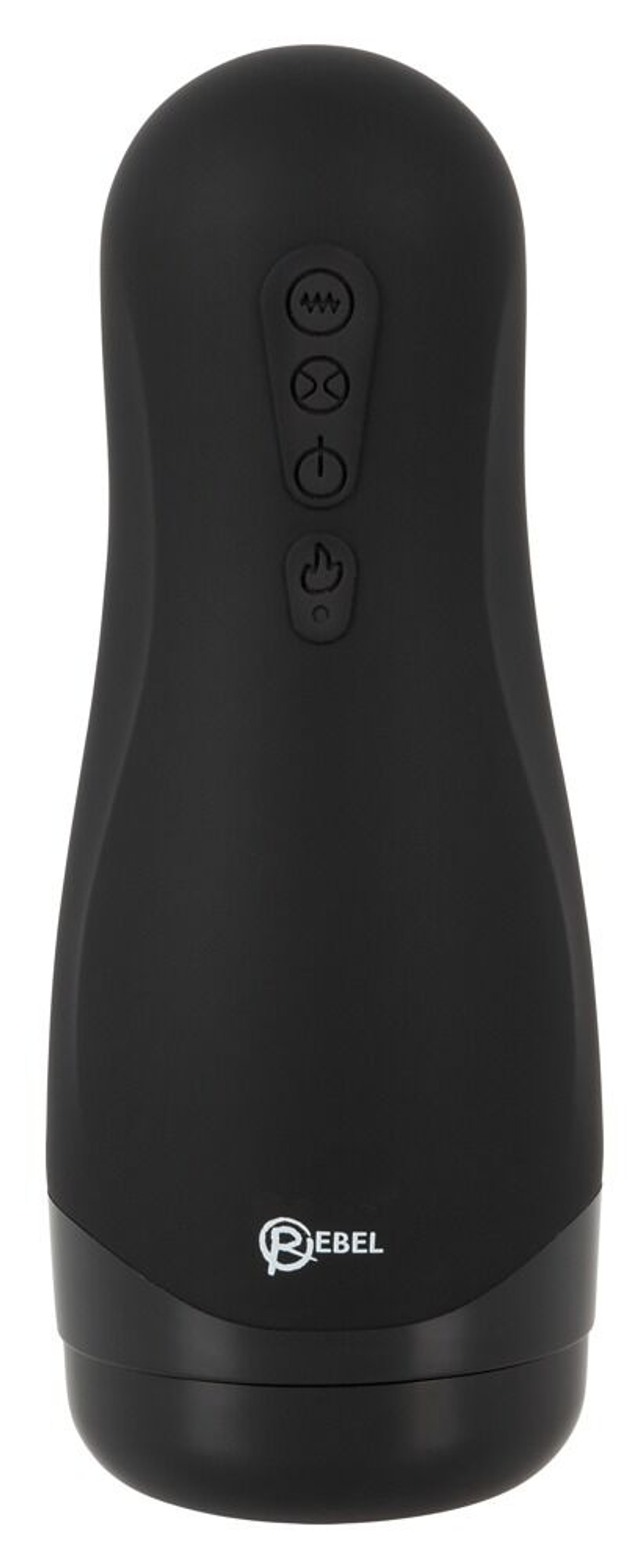 Черный вибромастурбатор с подогревом Masturbator with 3 Functions