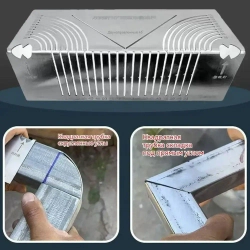 Угломер 235мм х 82мм, Нержавеющая сталь