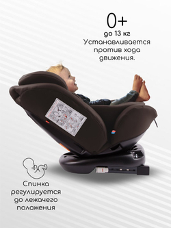 Автокресло детское AMAROBABY Brilliant ISOFIX класс D, группа 0+/1/2/3