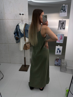 Платье свободное длинное