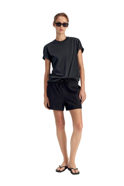 ZARA X BENITO ANTONIO ФУТБОЛКА ОБЛЕГАЮЩЕГО КРОЯ, ЧЕРНЫЙ