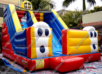 Детский надувной батут-горка "Зайка" 7*5*5 м