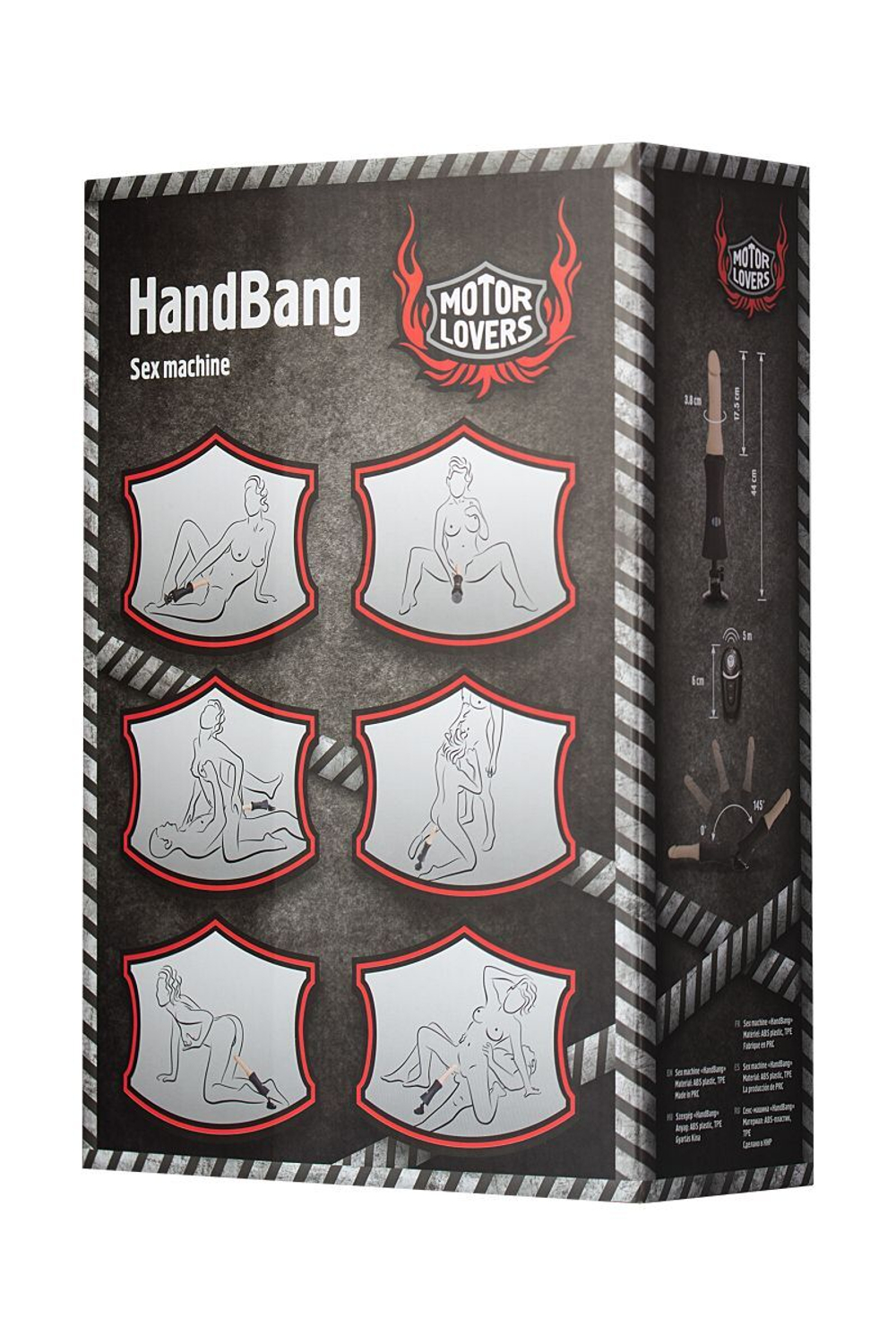 Секс-машина с телесной насадкой HandBang MotorLovers