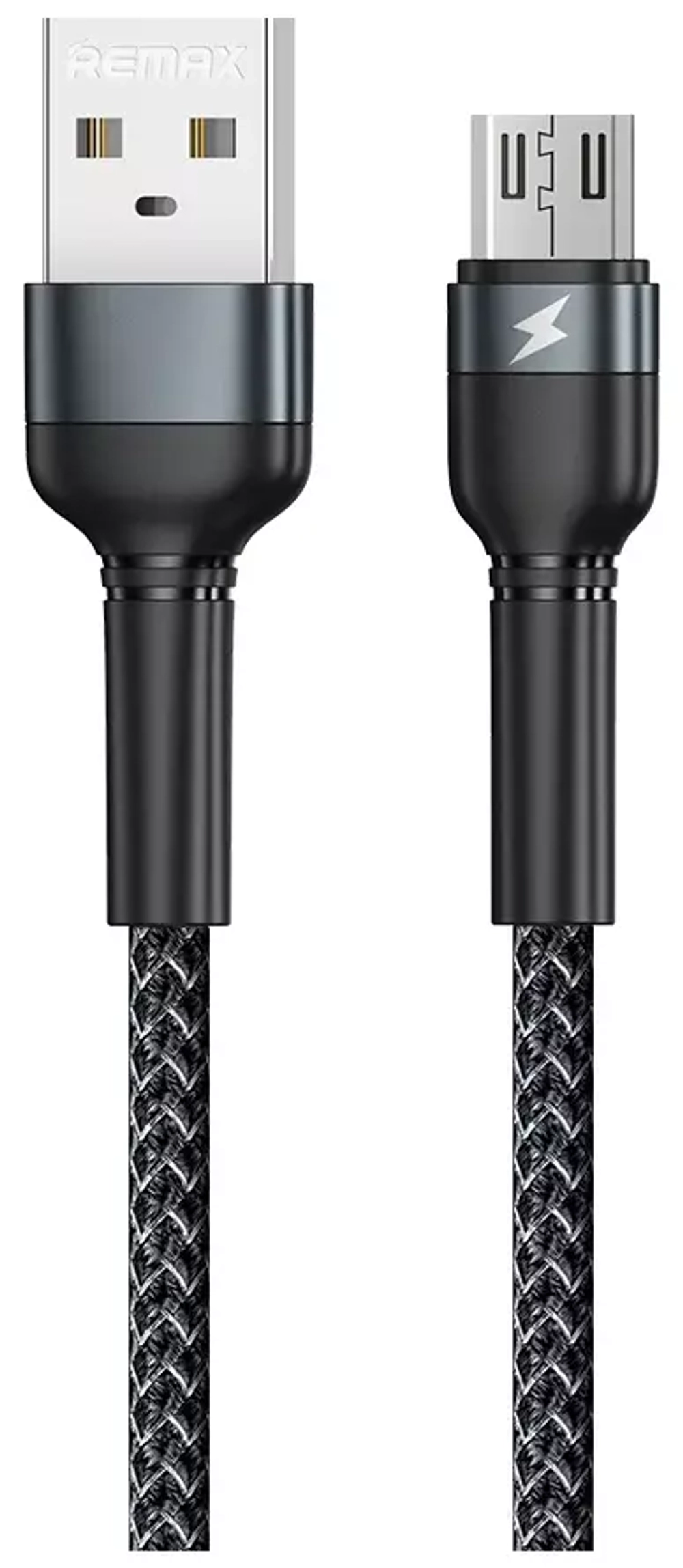 Кабель 1m USB/Micro 2.4A RC-124m Remax black