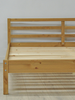 Кровать двуспальная 180x200 Тарва из сосны c настилом, бейц