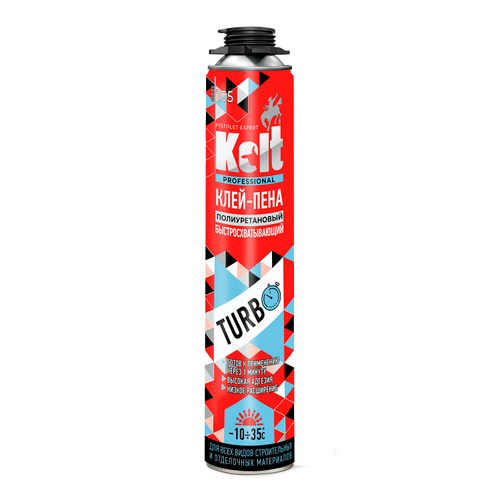 Kolt Клей-пена Turbo проф всесезонная 1000мл 900г (12/816)