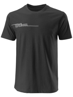 Мужская теннисная футболка Wilson Team II Tech Tee Men - black
