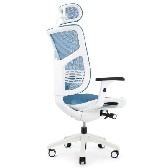 Кресло Expert VISTA VSM01-Т-04 (Каркас белый / сетка голубой)
