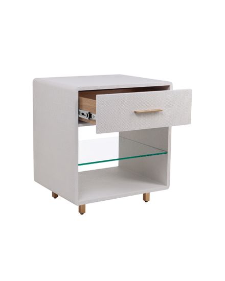 Бежевая прикроватная тумба “Тейт”