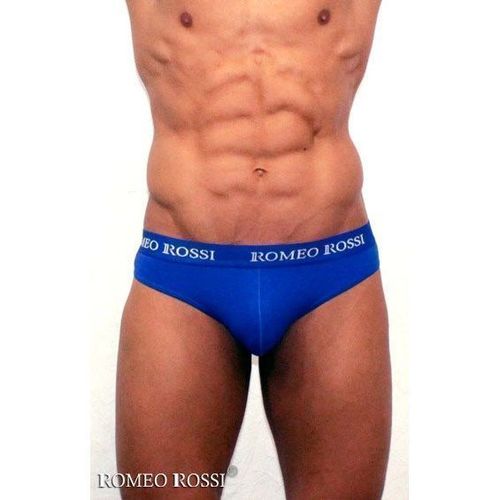 Мужские трусы стринги c резинкой Romeo Rossi синие RR1006-09