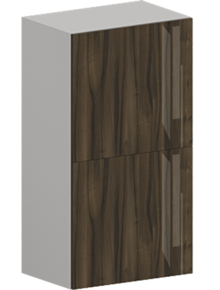 Кухня Модуль ШВГ 502Г Графит / Орех Миланский