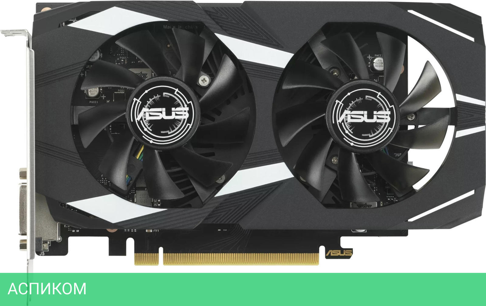 Видеокарта ASUS Dual GeForce RTX 3050 OC 6GB GDDR6 DUAL-RTX3050-O6G (90YV0K60-M0NA00)
