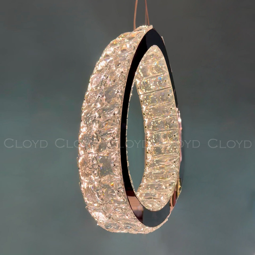 Подвесной светильник Cloyd INEZ P1 / выс. 32 см - хром (арт.11566)