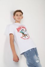 Фуфайка (футболка) для мальчика Карнавал-2 Виотекс МОЛОЧНЫЙ