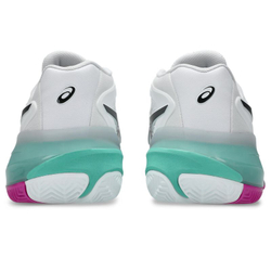 Мужские кроссовки теннисные Asics Gel-Resolution X Clay - white/aurora green