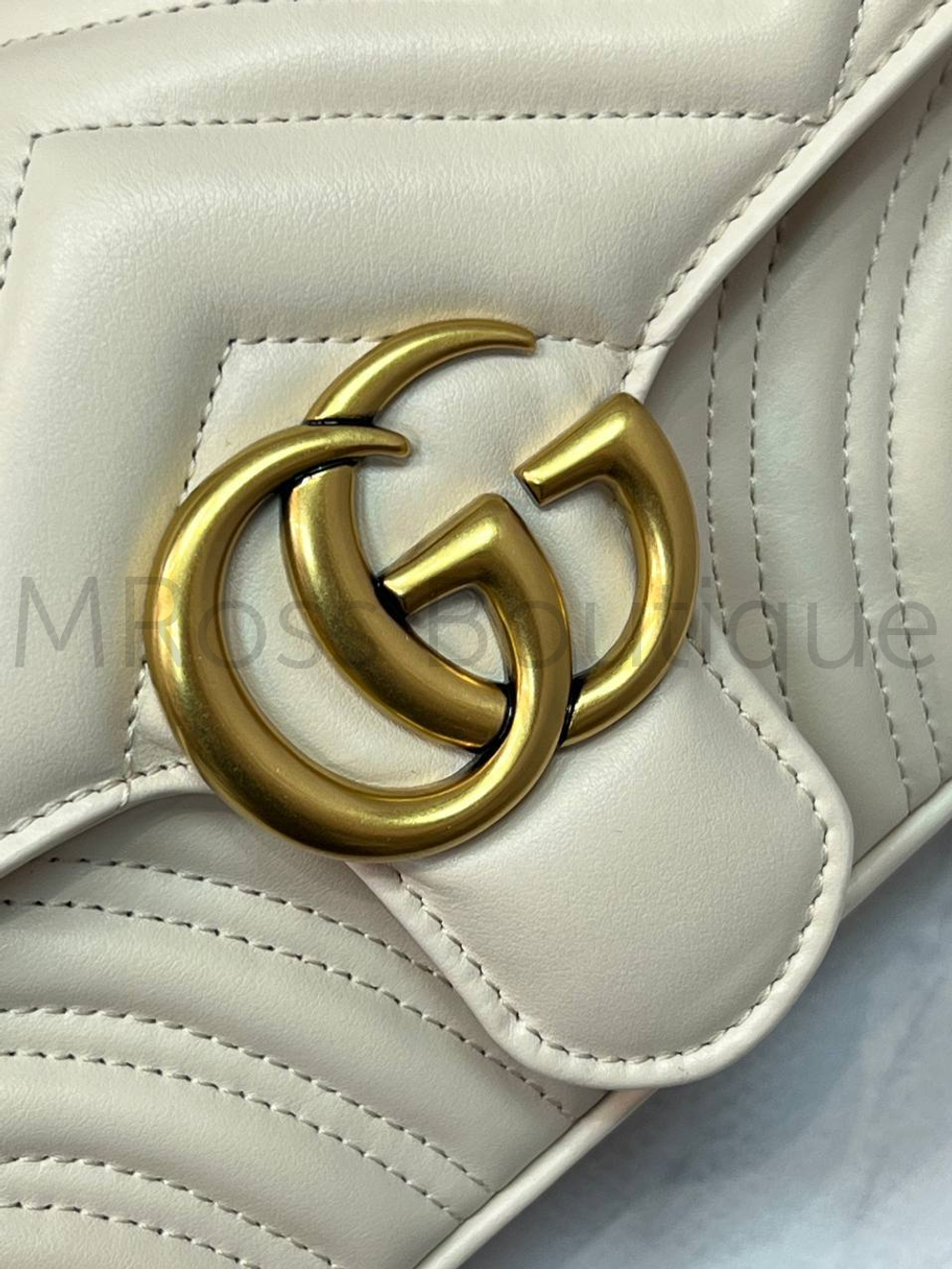 White gucci marmont deals