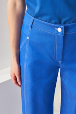 3963 Брюки женские (ярко-синий)