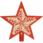 Звезда на ёлку «Королева праздника» 15*15 см