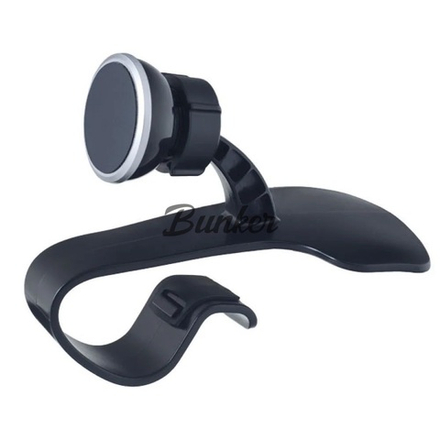 Perfeo-527 черный Держатель для смартфона до 6,5"/ на козырек приборной панели/ магнитный