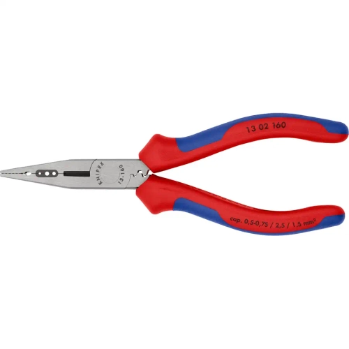 Плоскогубцы для монтажа проводов черненые 160 мм Knipex 13 02 160