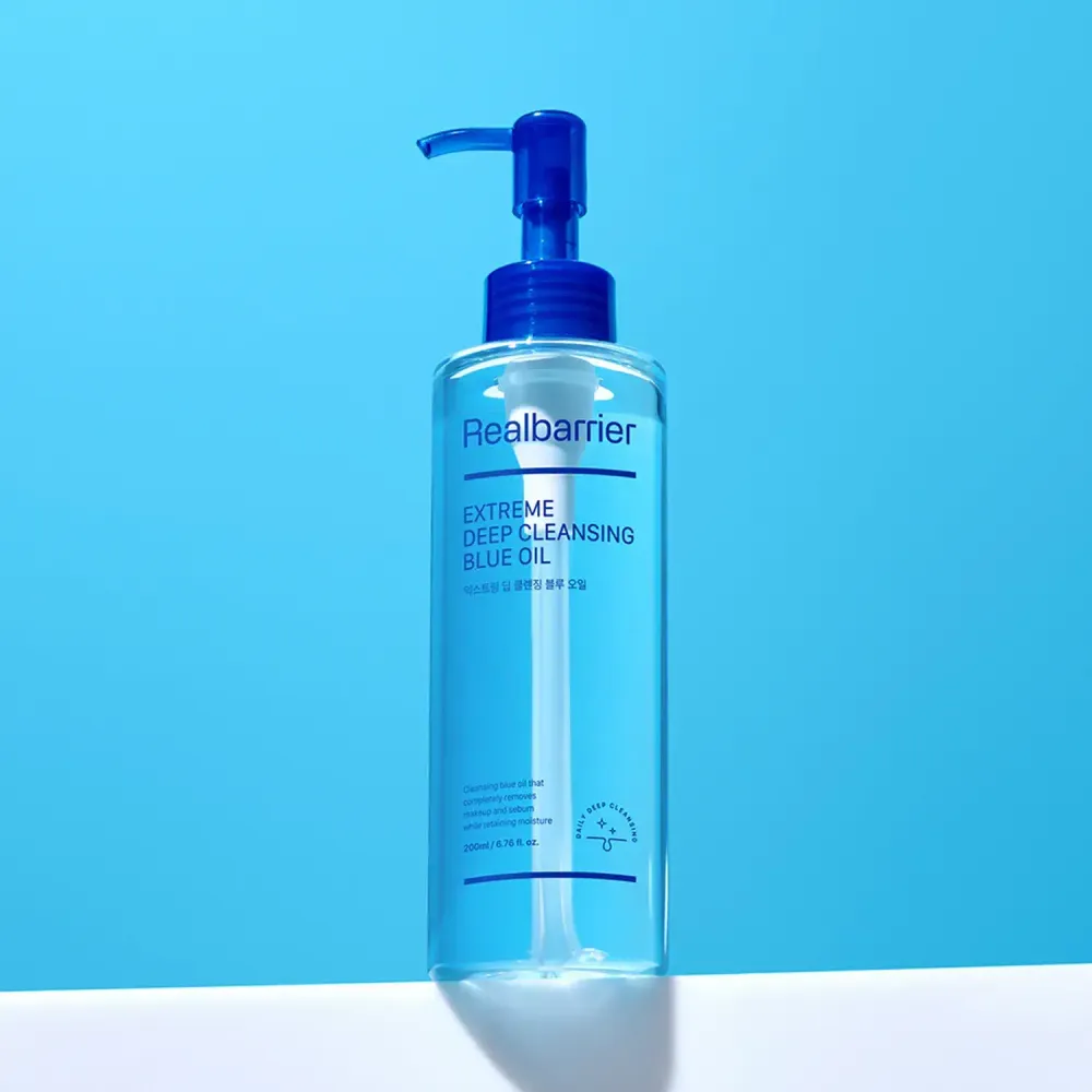 Масло для глубокого очищения с церамидами и технологией MLE® Real Barrier Extreme Deep Cleansing Blue Oil 200 мл