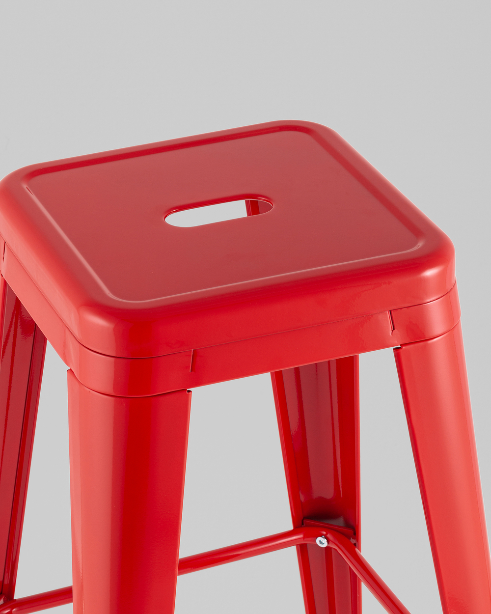 Стул барный TOLIX красный глянцевый KD