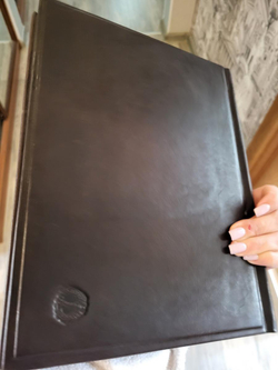 "Мудрость тысячелетий" Книга подарочная в кожаном переплете с бронзовым литьем