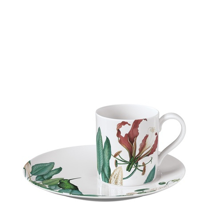 Villeroy & Boch Чашка с блюдцем Avarua 80 мл для эспрессо 10-4655-1430 + 10-4655-1420