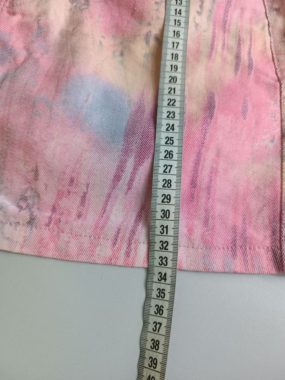 Юбка джинсовая яркая 46 размер