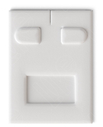 Вкладыш 08/наклонный/для серег/2 язычка/окошко для бирки/прорезь для нитки