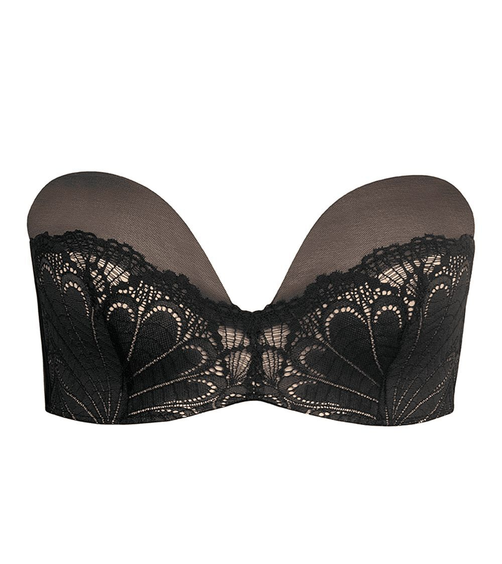 Бюстгальтер-балконет без бретелей Ultimate Strapless Bra (Размер: 85E) (Цвет: черный)