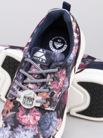 Кроссовки женские Editex с цветочным принтом (текстиль), Синий