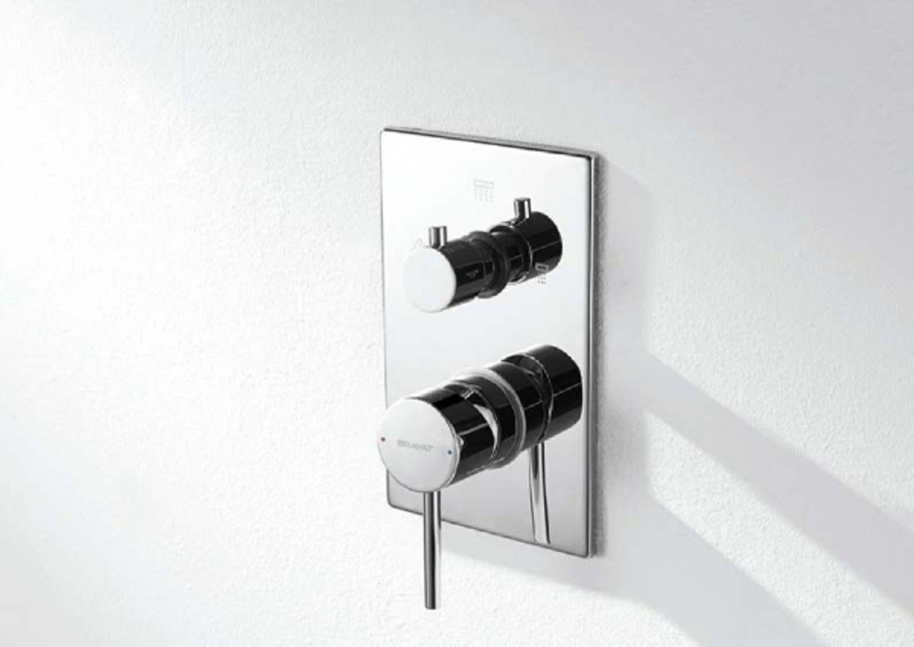 Смеситель встраиваемый в стену Bravat Arc (2-функц)