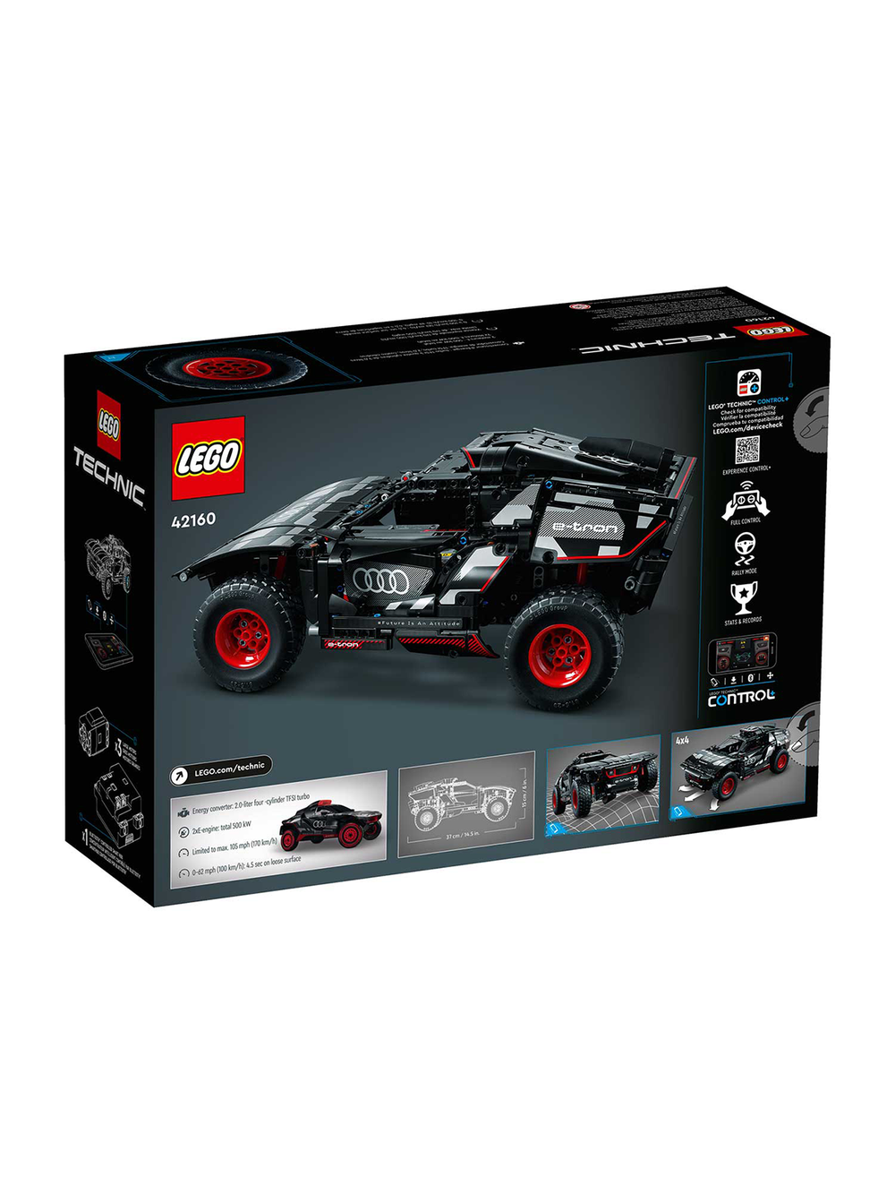 LEGO Technic 42160 Лего Audi RS Q e-tron — внедорожный спортивный автомобиль