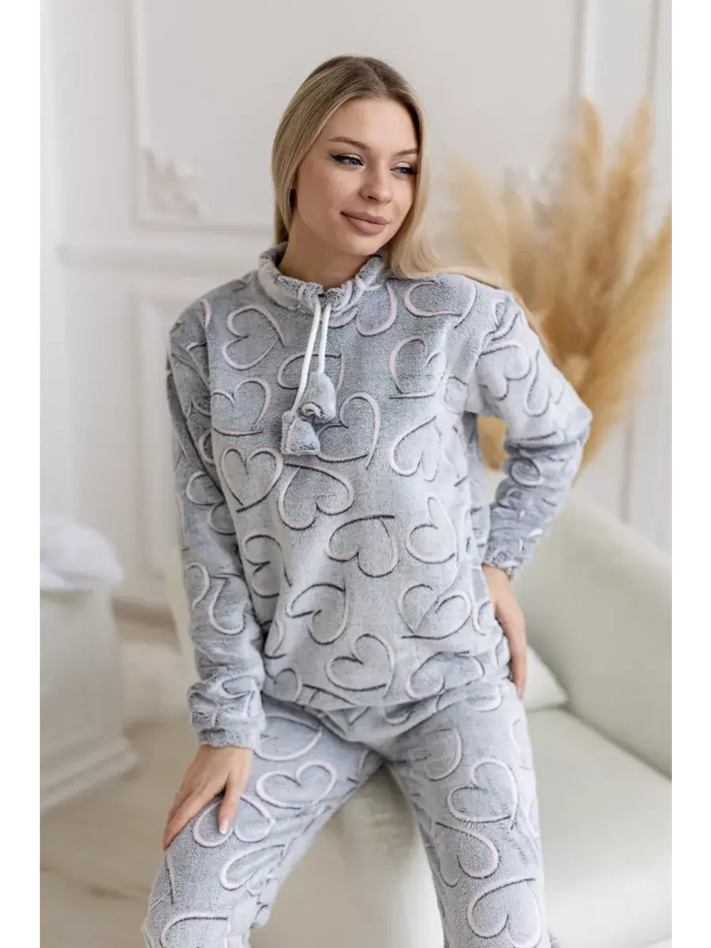 Пижама домашняя теплая