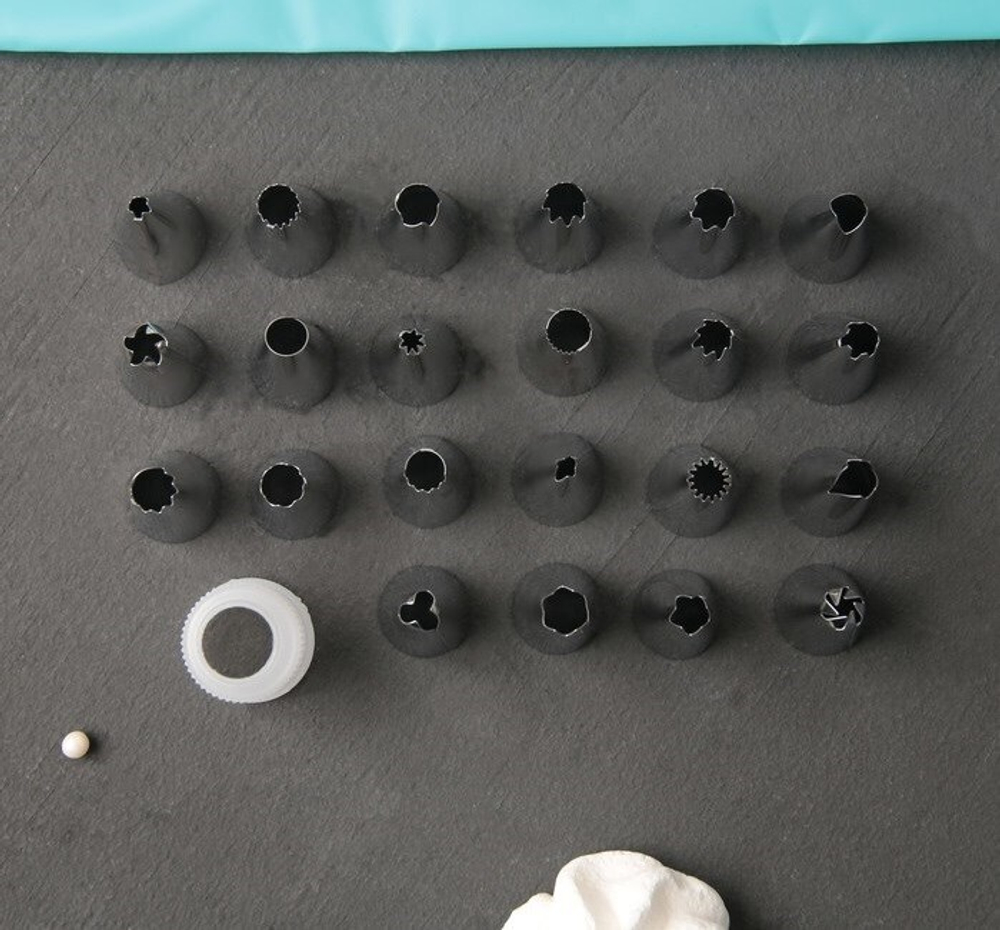 Кондитерский мешок+22 металлических насадки