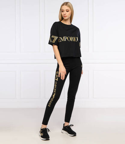 леггинсы EA7 - черный(8NTP63 TJ01Z)