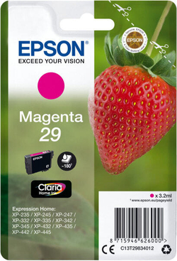 Картридж струйный пурпурный 1 шт Epson C13T29834022