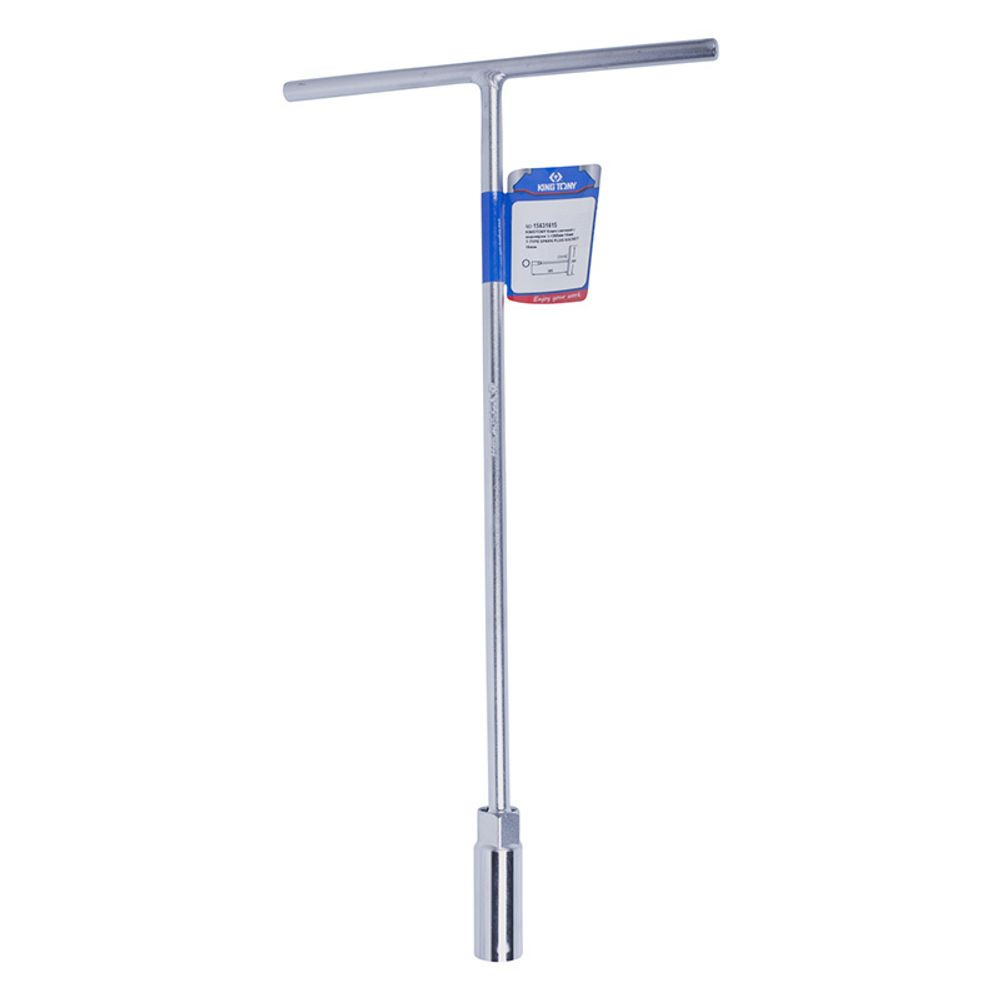 KING TONY (15631615) Ключ свечной с шарниром L = 380 мм, 16 мм