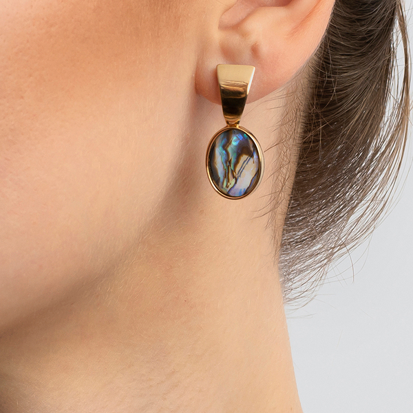 Серьги Possebon abalone A9163.14 M/G