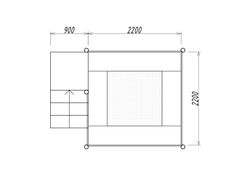 Батутный комплекс из 1-го батута - проект для небольшого бизнеса