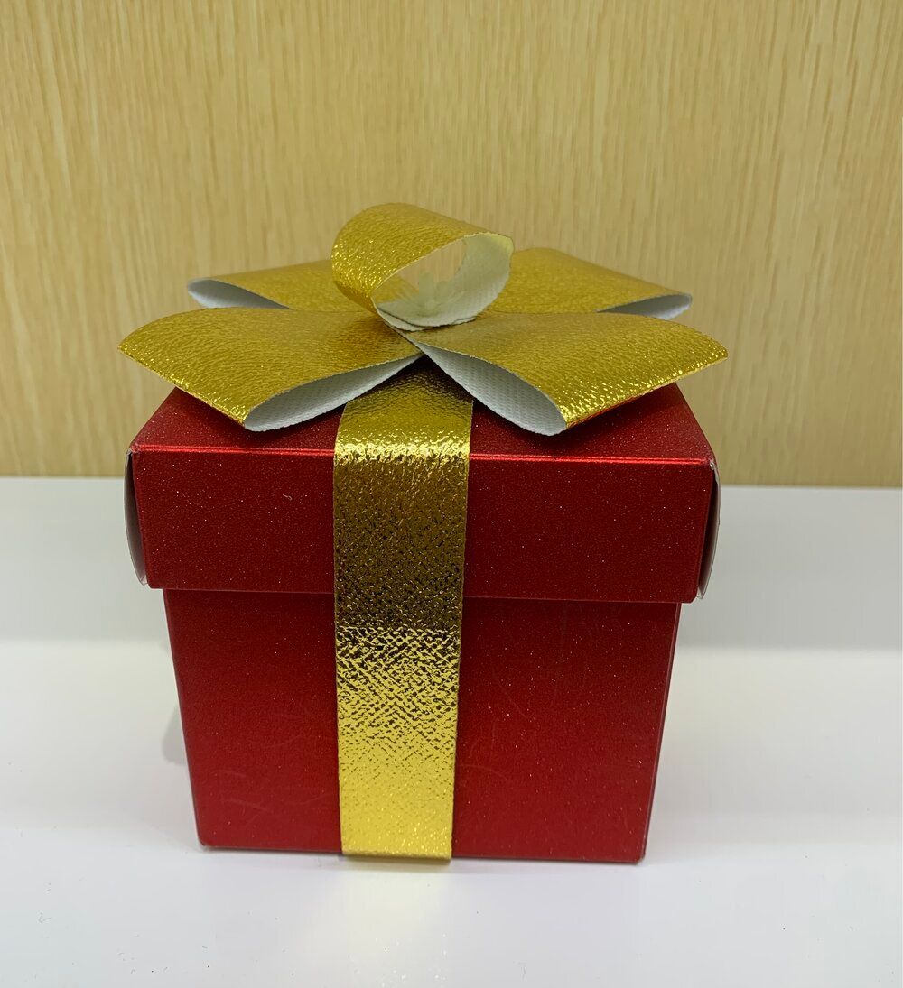 GAEM Коробка подарочная (бумага 350г/м2), L25 W25 H25 см