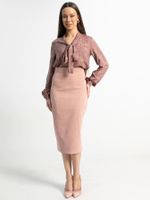 Юбка вельветовая Ялта (розовая) Ю15206-10М LT Collection