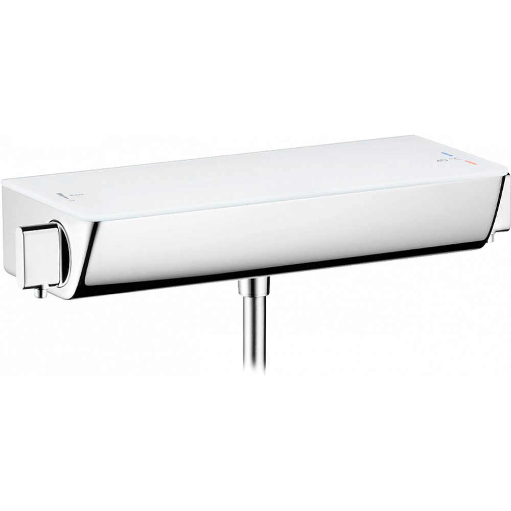 Смеситель для душа Hansgrohe Ecostat Select 13161400 с термостатом хром белый