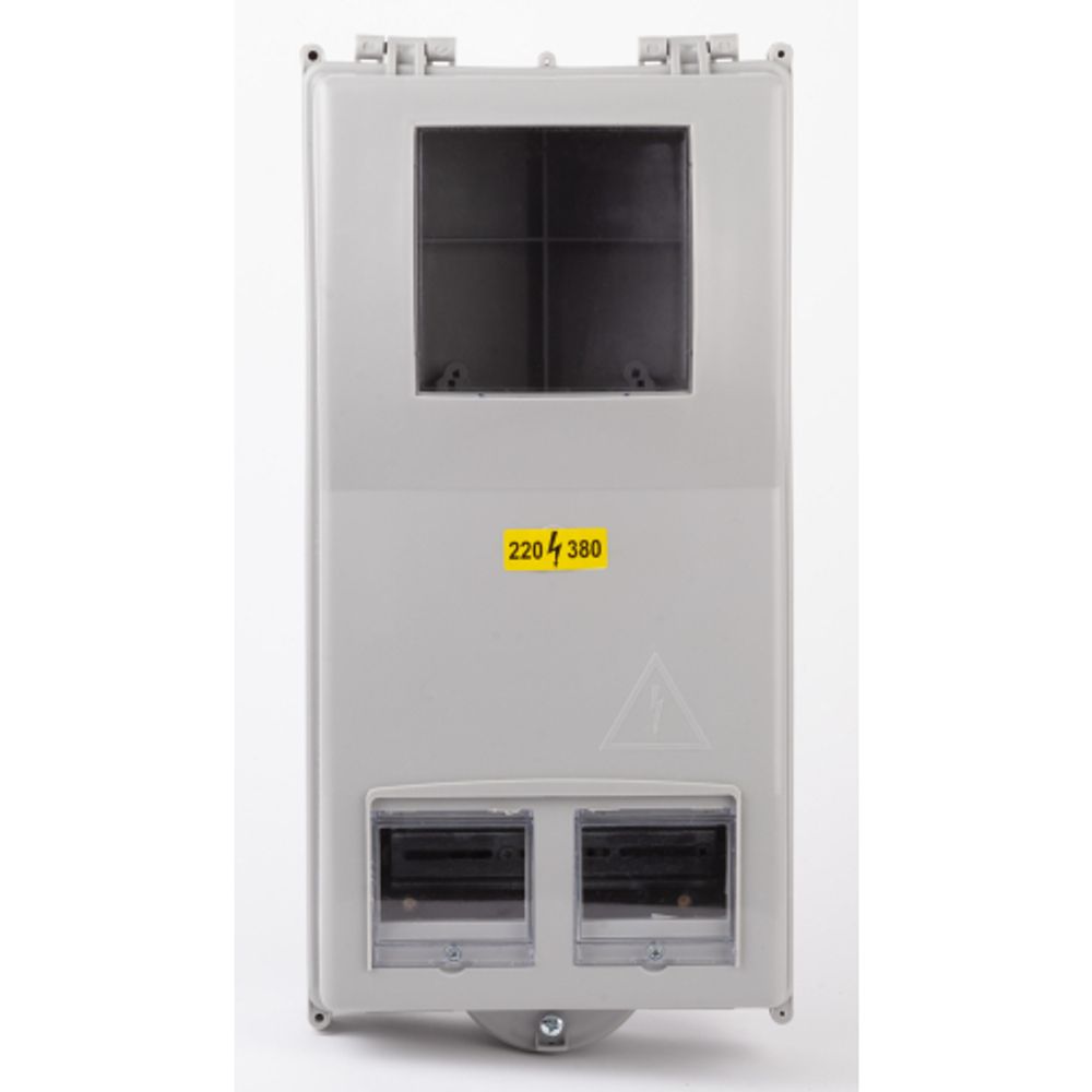Корпус пластиковый навесной ЭРА ЩУРн-П 3/8 (КДЕ-З) (485х240х140) IP54 серый | Корпуса пластиковые учетно-распределительные