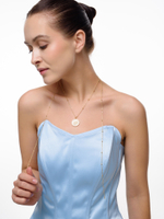 Колье "Sun white pearl" Gold