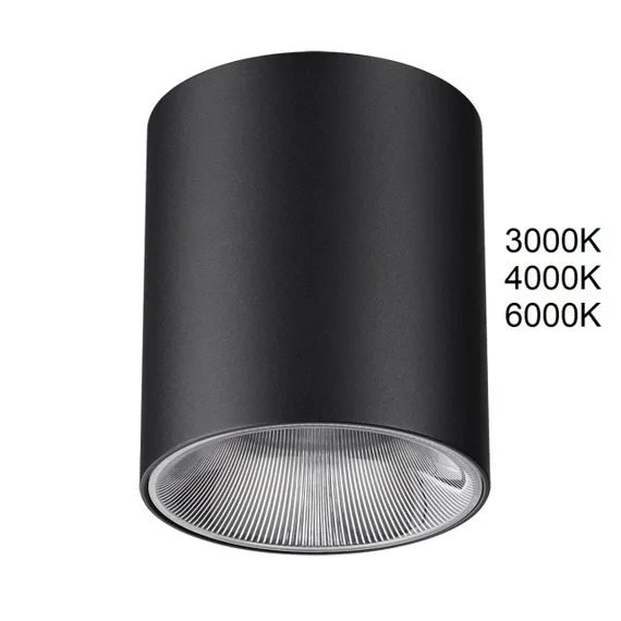 7138/12CL HIGHTECH ODL26 325 светильник черный/металл IP20 LED 12W 840Лм 3000K/4000K/6000K 36° 220-240V BRIM