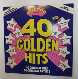 Винтажная виниловая пластинка LP Сборник 40 Golden Hits 2LP (Germany 1974)